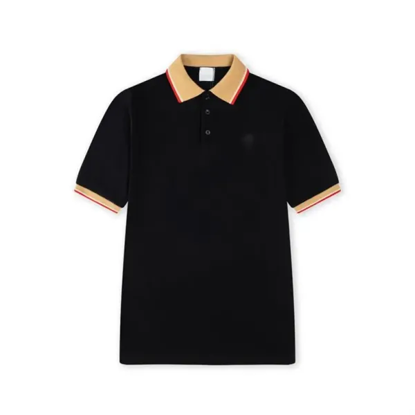 Design Classic Collar Polo White with Beige and Red Trim Polo Tops Polo - 16