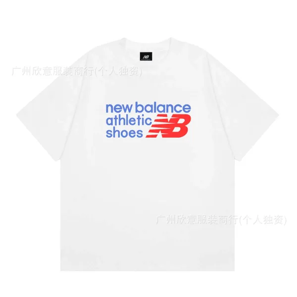 New Balance Athletic Shoes Graphic T-Shirt White - 1