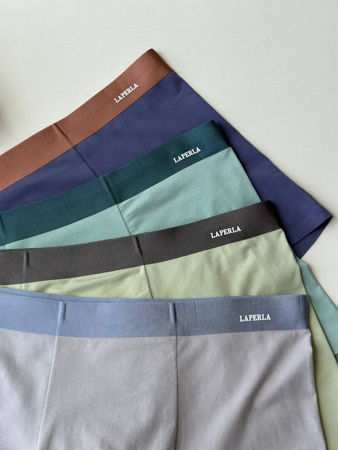 Design LAPERLA Solid Color Boxed Set of Five Men's Briefs Underwear - 3