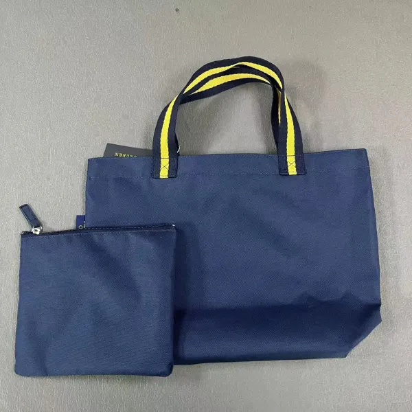 Polo Ralph Lauren Bear Tote Bag Set Navy Blue - 5