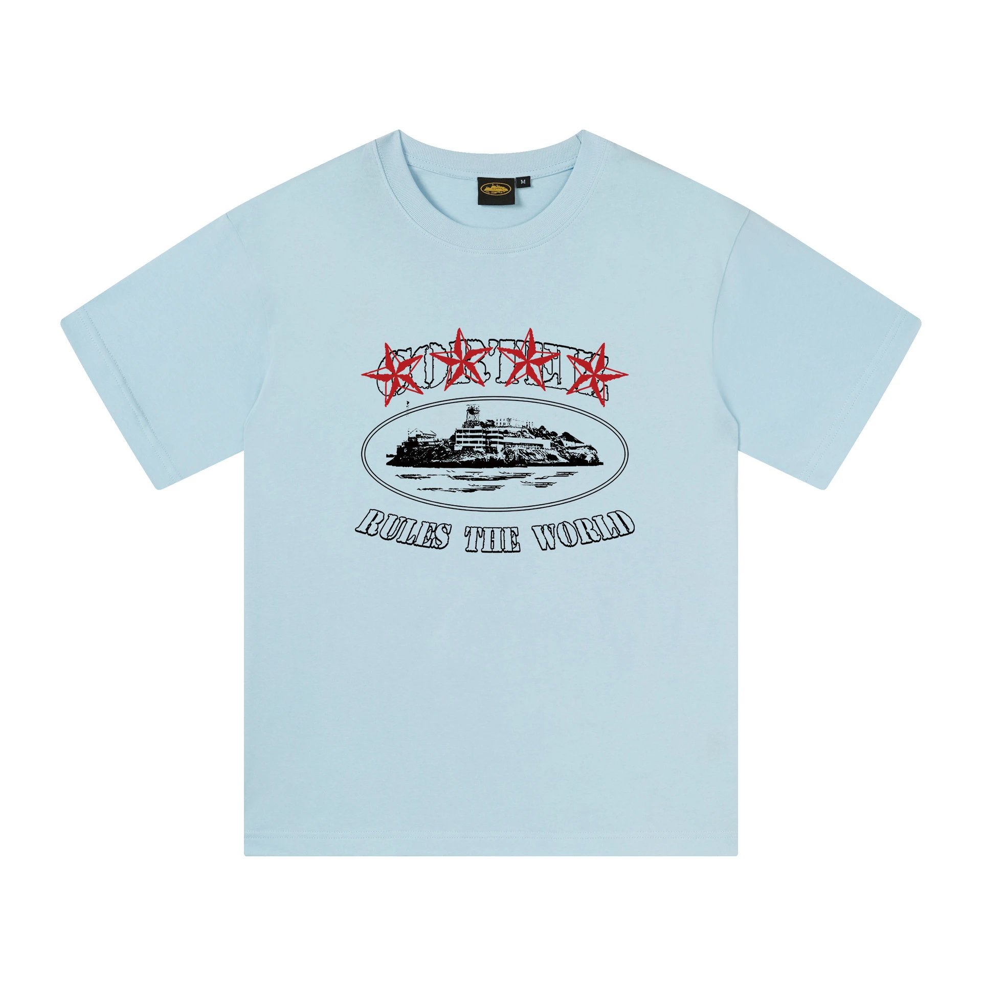 Design Graphic Oval Logo Black T-Shirt - 14
