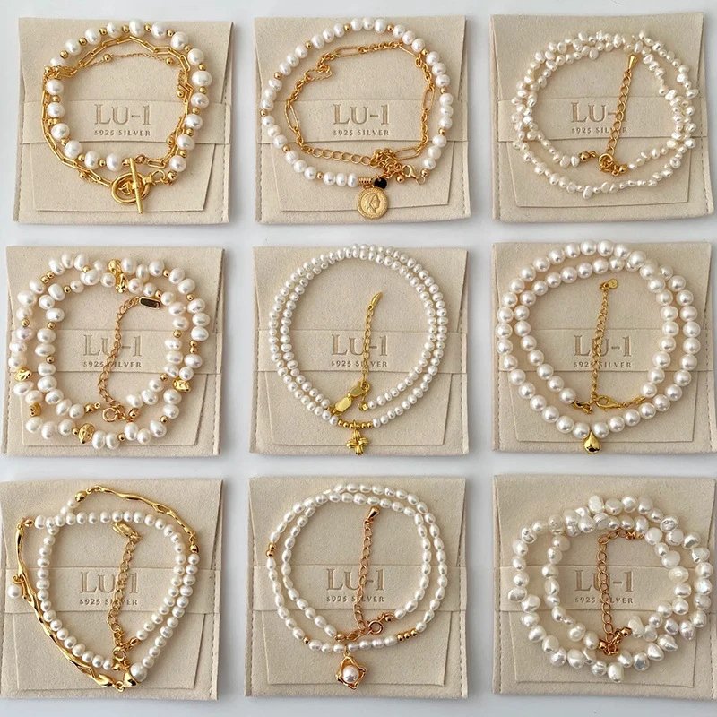 Swarovski Pearl Necklace for Women, New Everyday Versatile Light Luxury Minimalist Collarbone Chain, Elegant Statement Accessory
