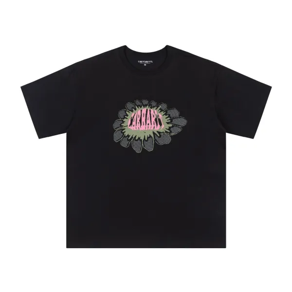 Design Graphic Print Black T-Shirt - 33