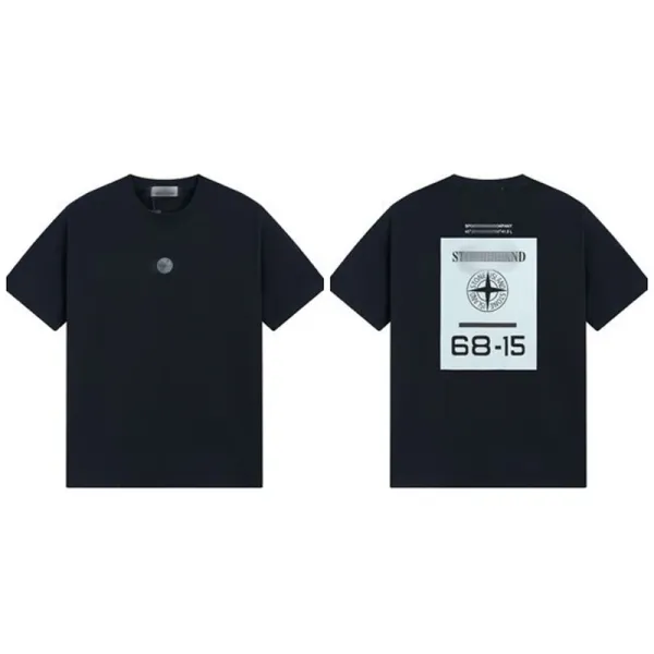 Stone Island Compass Logo T-Shirt Navy - 1