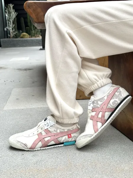 Onitsuka Tiger Mexico 66 x PandaPranke Pink Snake Print Sneakers - 9