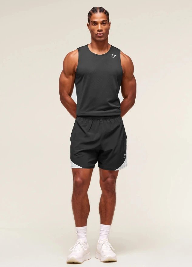 Design Performance Shorts Black / White Sporty Shorts - 18