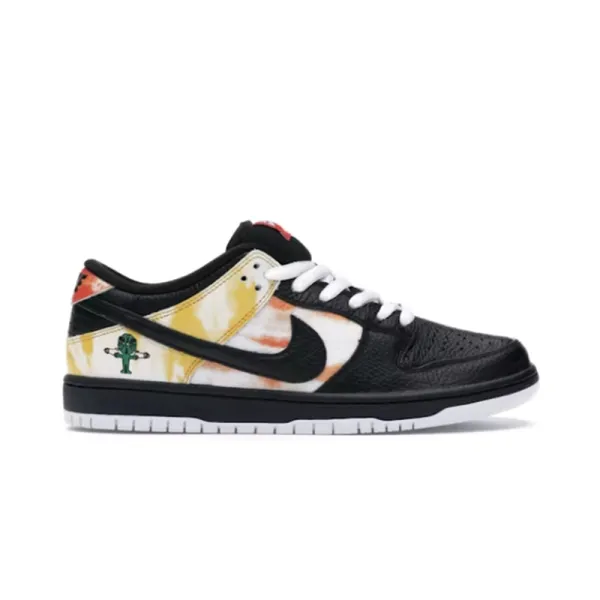 Nike SB Dunk Low Cactus Jack Tie-Dye Black Sneakers Skateboard Shoes - 1
