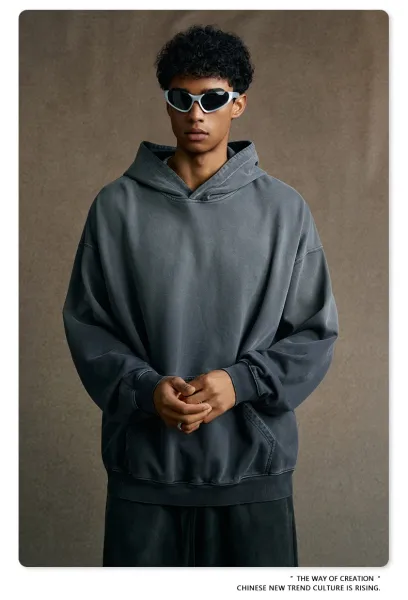 Design BE Thrived Retro Carbon Gray Hoodie - 45