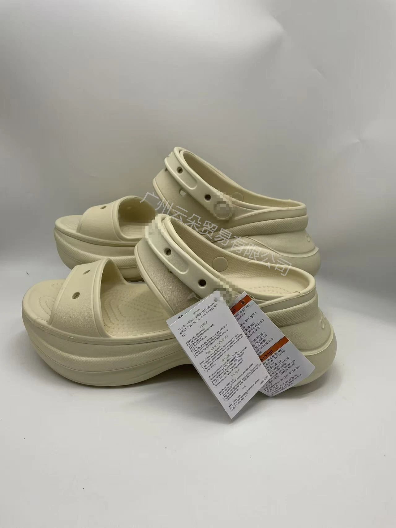 Crocs Platform Clog White Sandals - 2