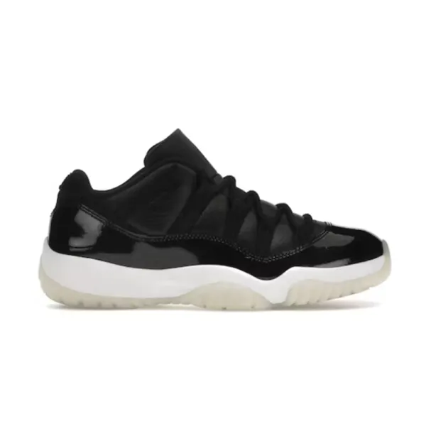 Air Jordan 11 Retro Low Black White Sneakers Basketball Shoes - 2