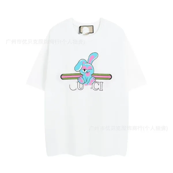 Gucci Bunny Print White T-Shirt - 1