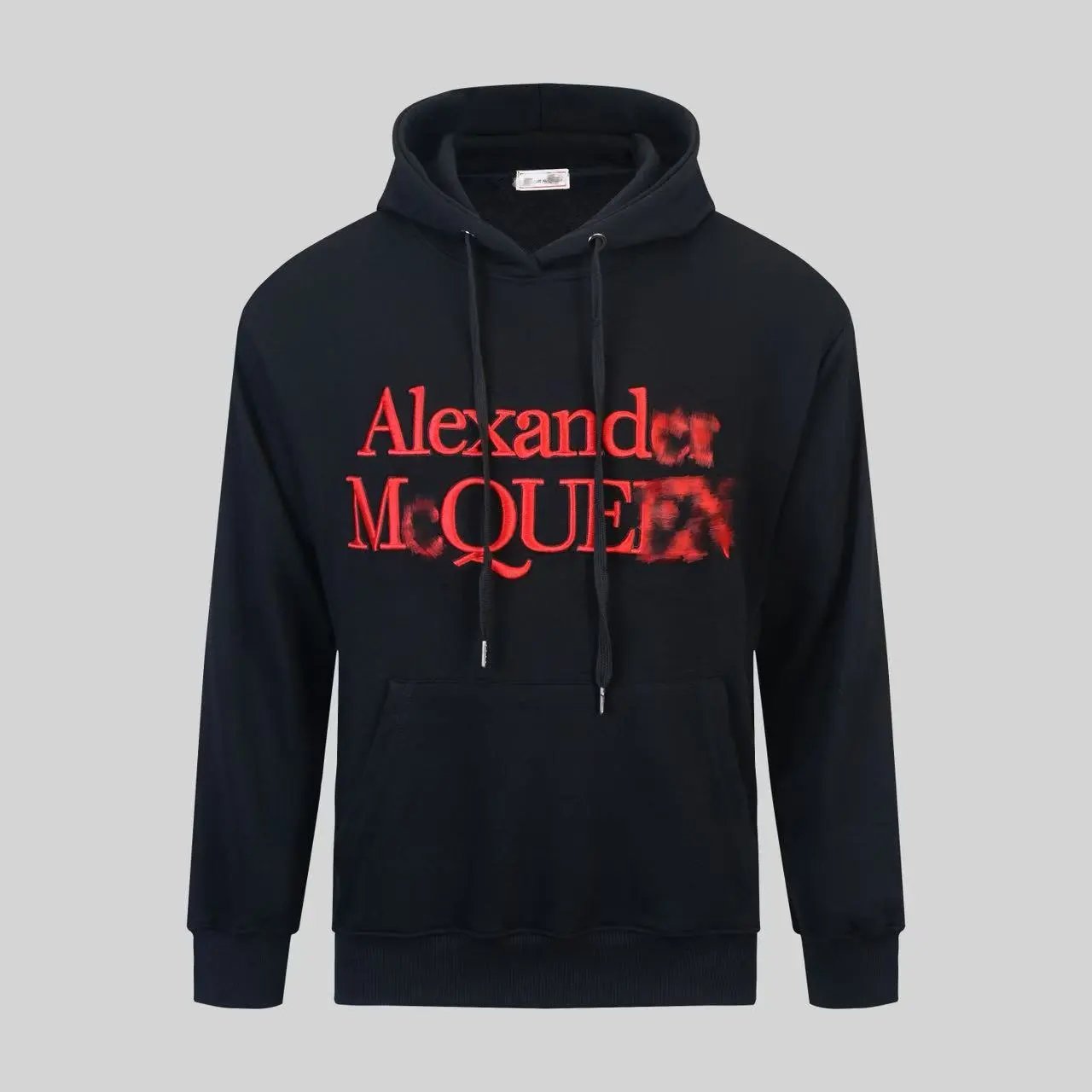 Alexander McQueen Painted Logo Brown Crewneck Sweater - 9