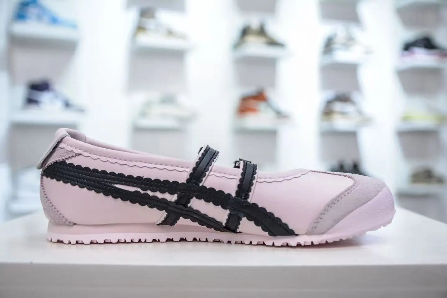 Onitsuka Tiger Asics Onitsuka Tiger Mexico 66 White Pink Sneakers Running Shoes - 17