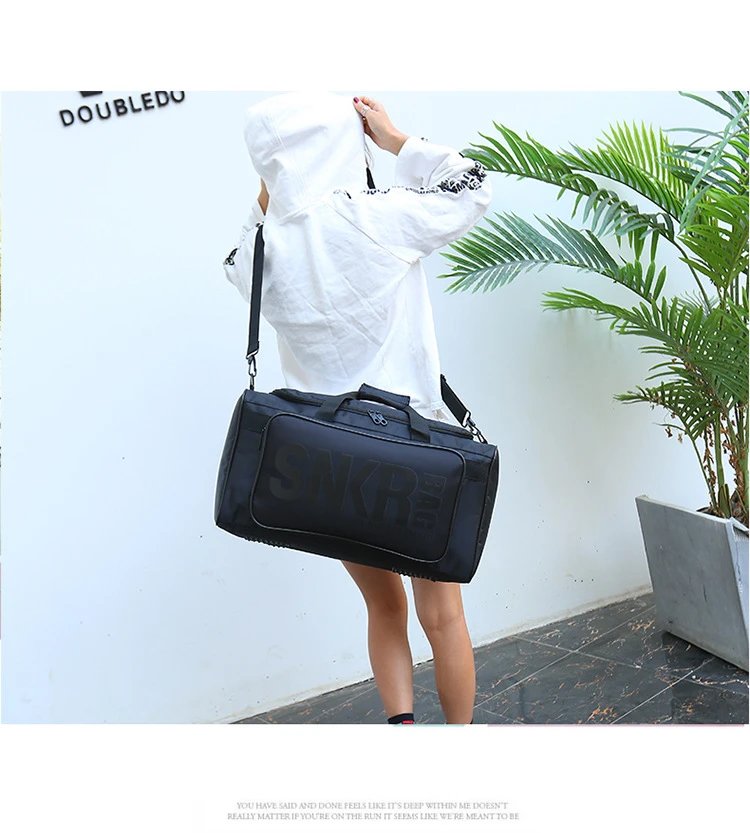 Design Sneaker Myth SNKR Bag Black Duffle Bag - 29