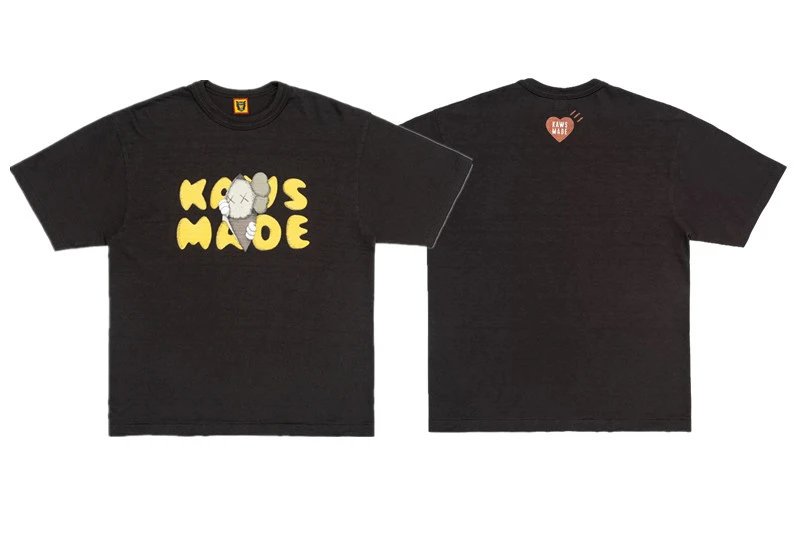 Human Made x KAWS Human Made Black T-Shirt - 6