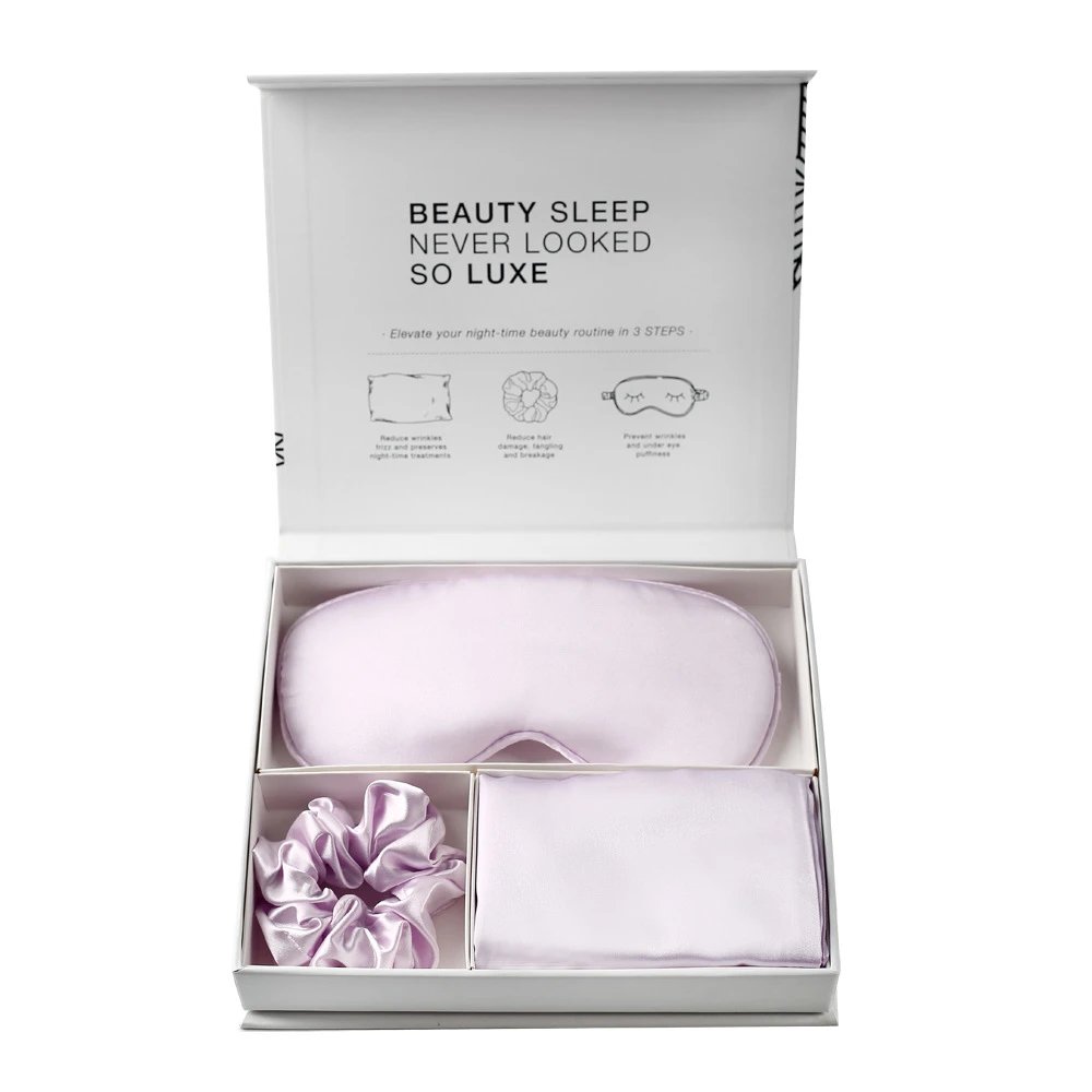 Design Silk Sleep Set Black Sleep Accessories Sleepwear - 9