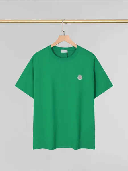 Moncler Logo Patch Green T-Shirt - 1