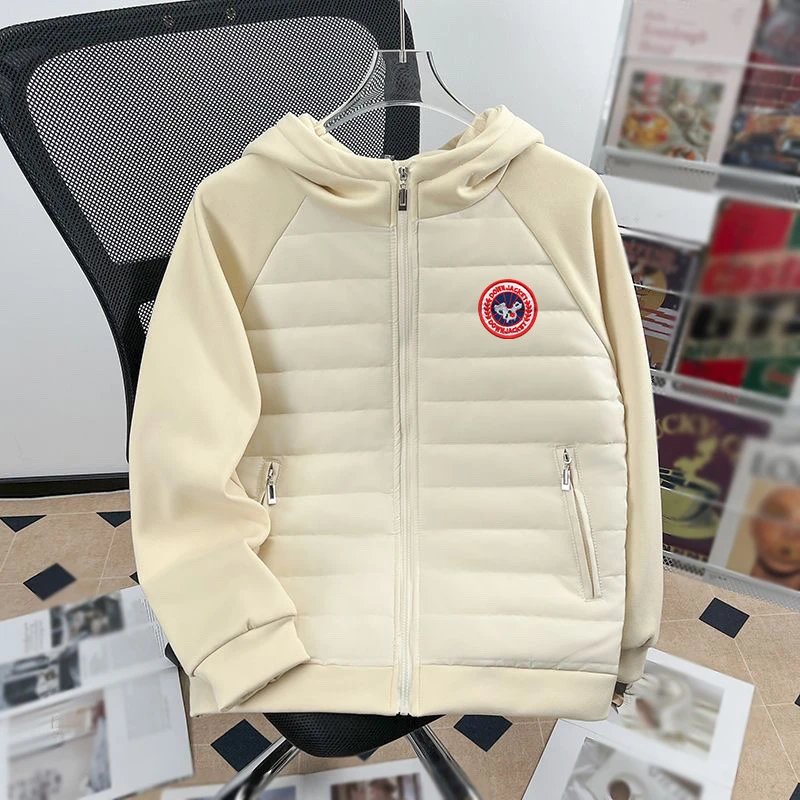Canada Goose Hybrid Hooded Jacket Black Outerwear Down Jacket - 6