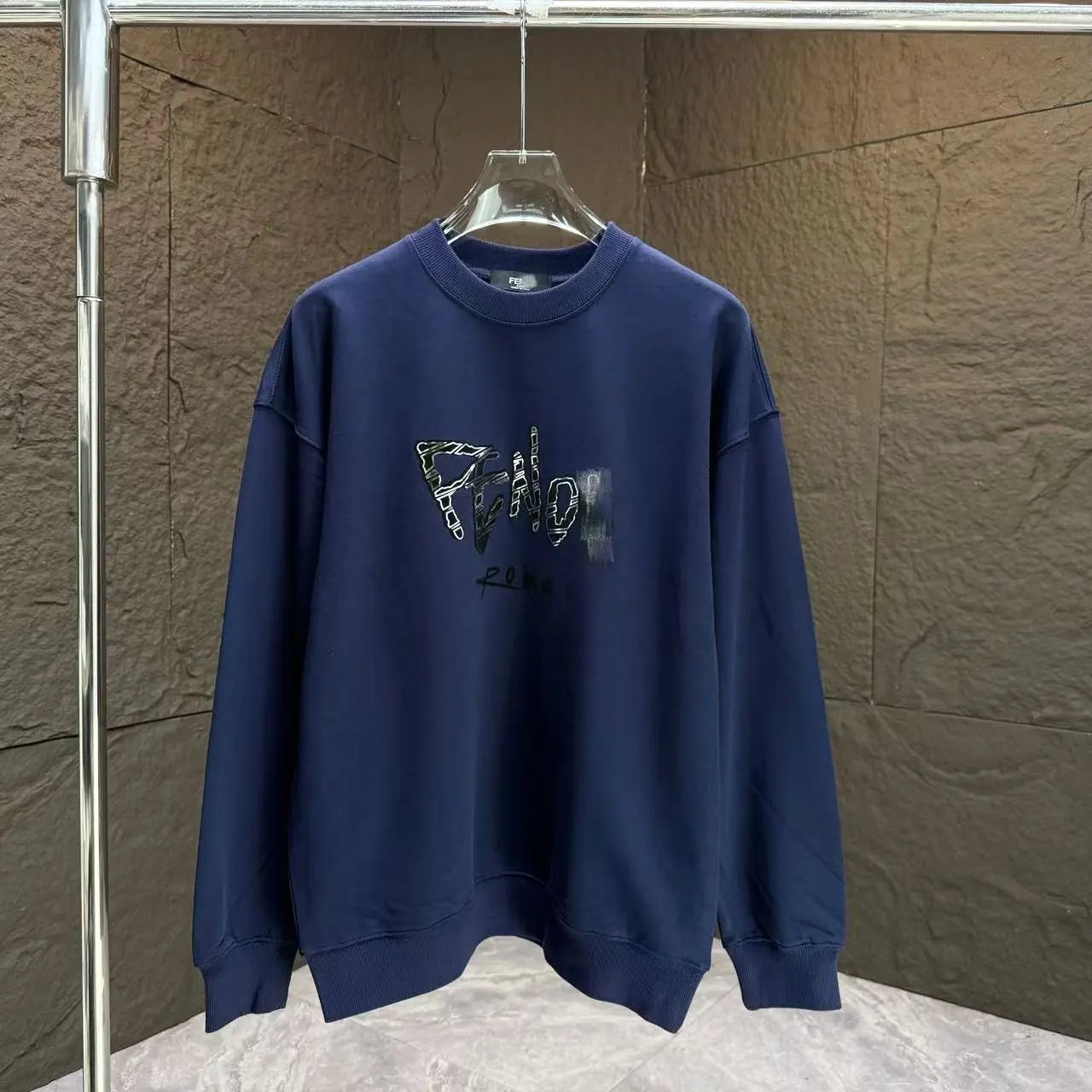 Gucci Logo Print Gray Hoodie - 21