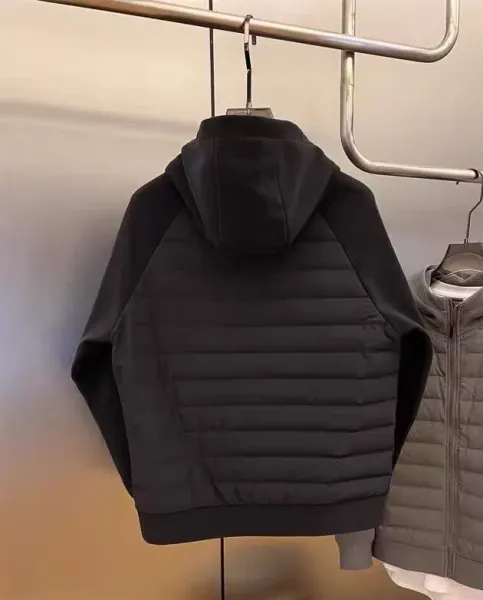 Canada Goose Hybrid Hooded Jacket Black Outerwear Down Jacket - 9