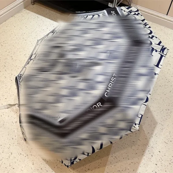 Chanel Monogram Print Umbrella Navy Blue Accessories - 24