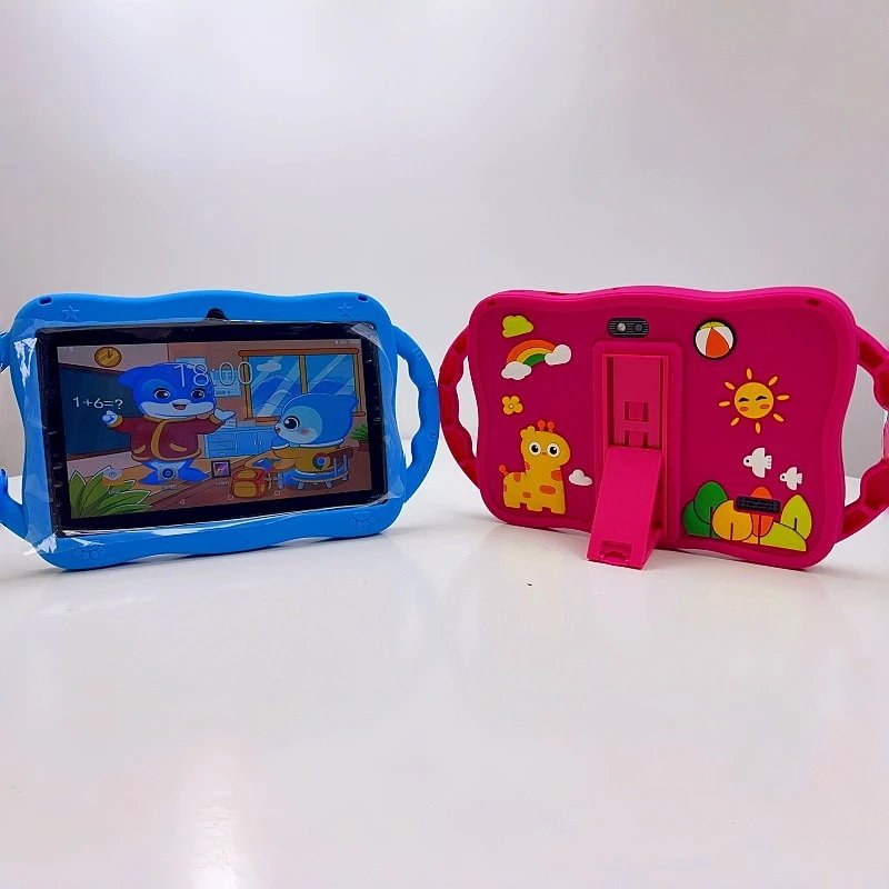 Design Kids Tablet Case with 3D Animal Motifs Pink Phone Accessories - 13