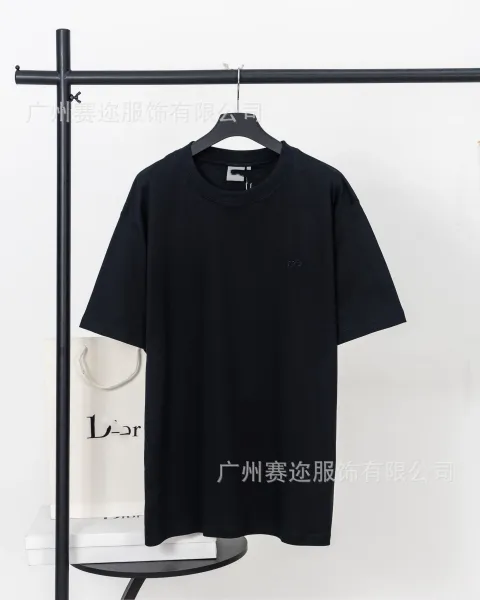 Dior Black Minimalist Logo T-Shirt - 1