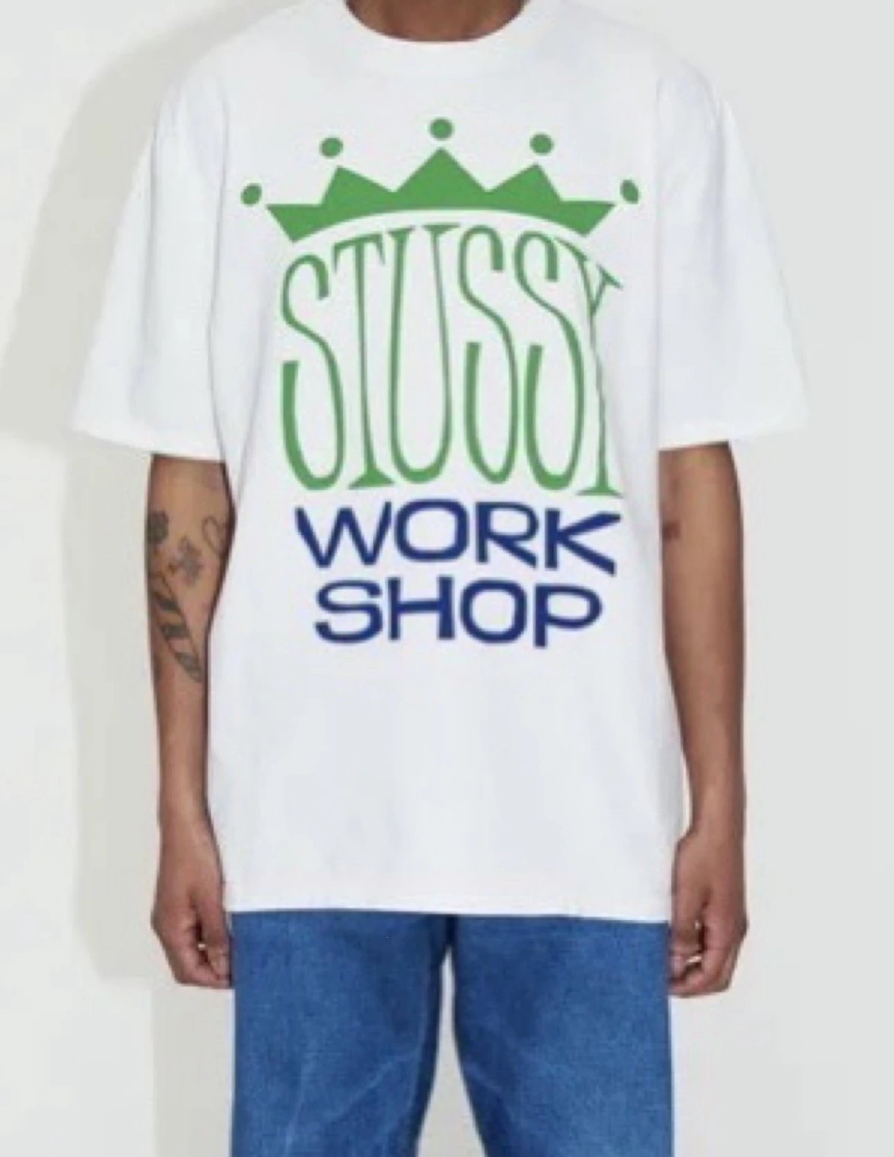 Design Spray Can S Logo Lime Green T-Shirt - 48