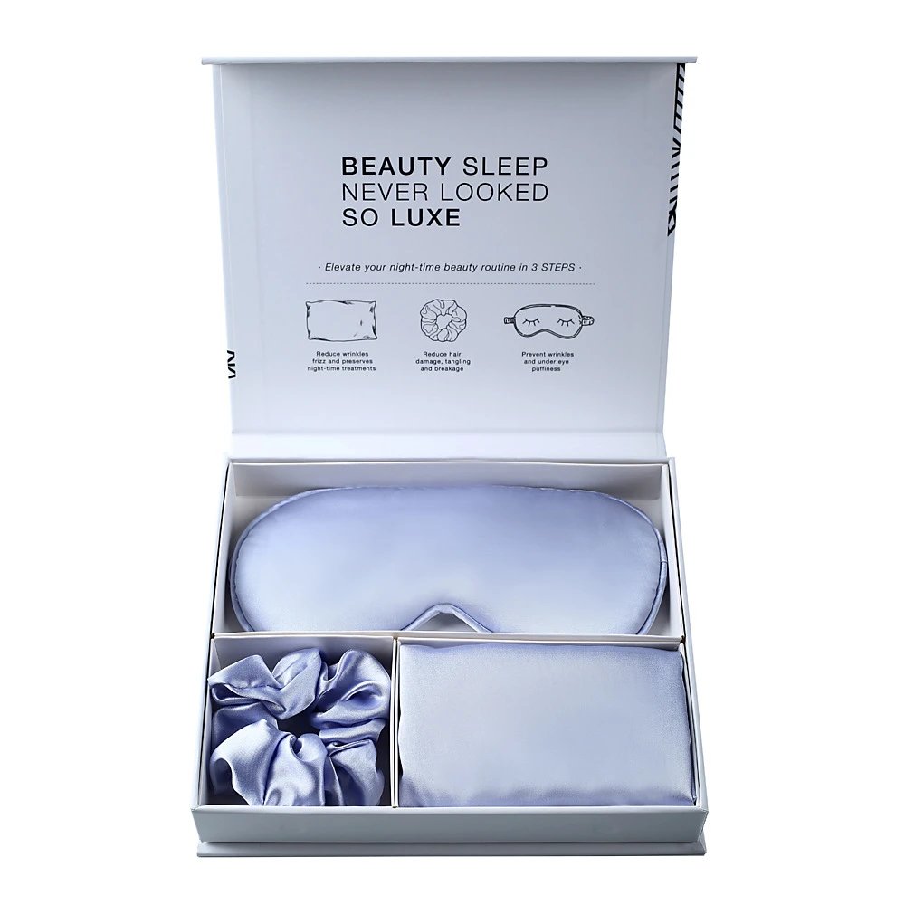 Design Silk Sleep Set Black Sleep Accessories Sleepwear - 11