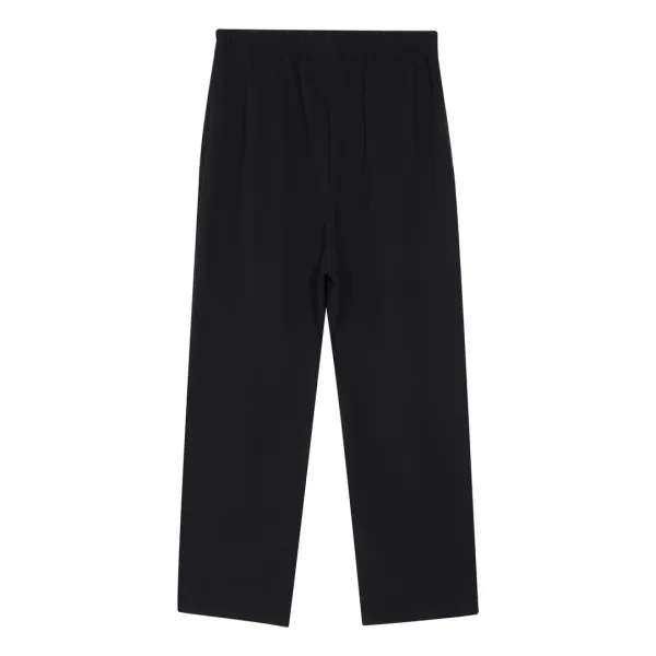 Design Printed Wide-Leg Sweatpants with Distressed Ink Wash White - 20