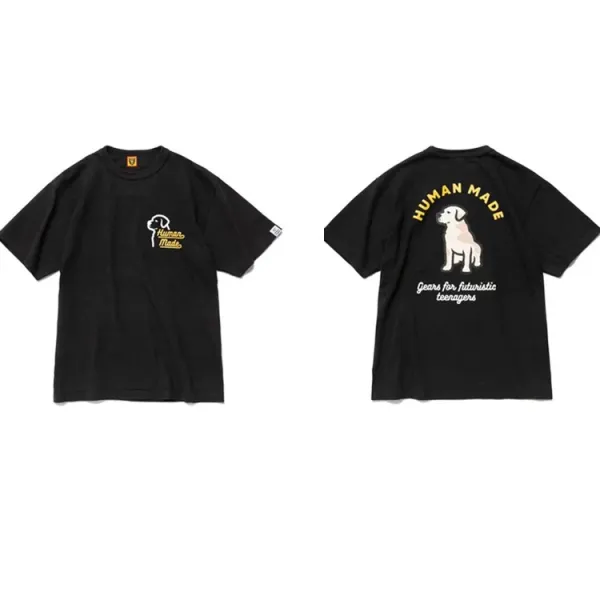 Human Made Dog Graphic T-Shirt Black - 1