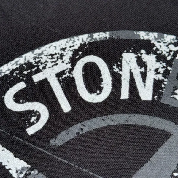Stone Island Compass Logo T-Shirt Charcoal Gray T-Shirt - 37