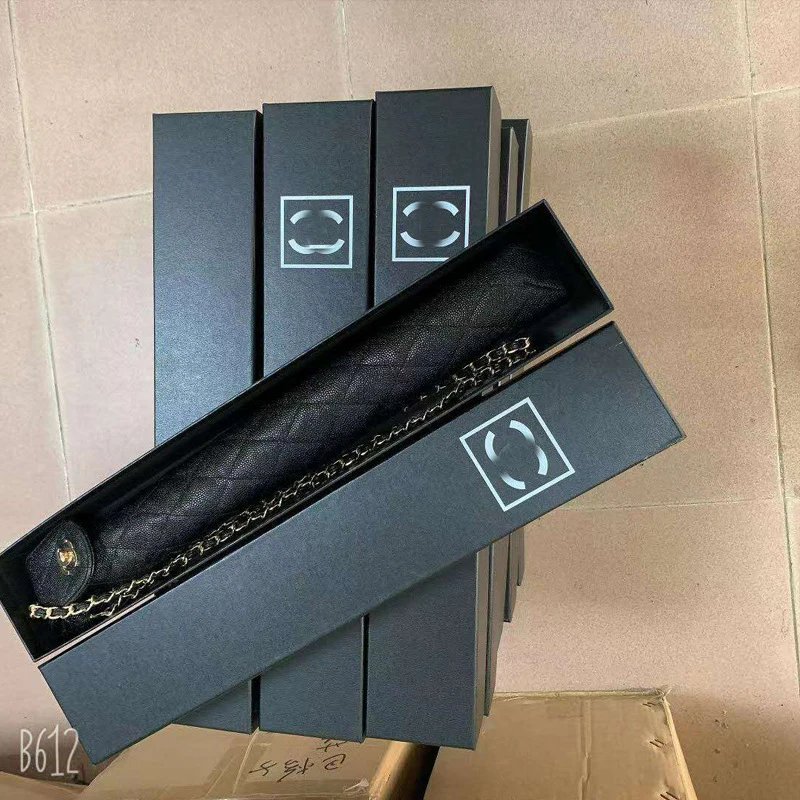 Chanel Quilted Chain Umbrella Case Black Accessory - 8