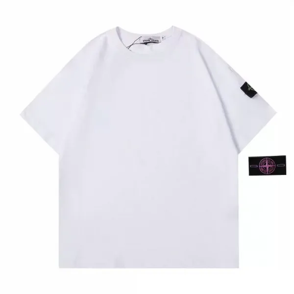 Stone Island Compass Logo T-Shirt Gray - 28