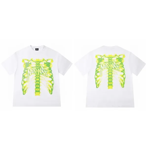 Design Ribcage Graphic T-Shirt White - 1