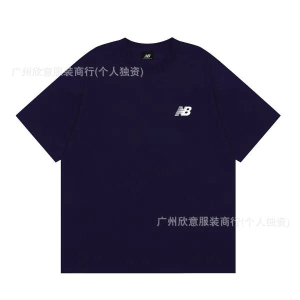 New Balance Logo Tee Navy T-Shirt - 1