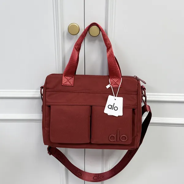 Alo Mini Boston Bag Mustard Yellow Handbag - 17