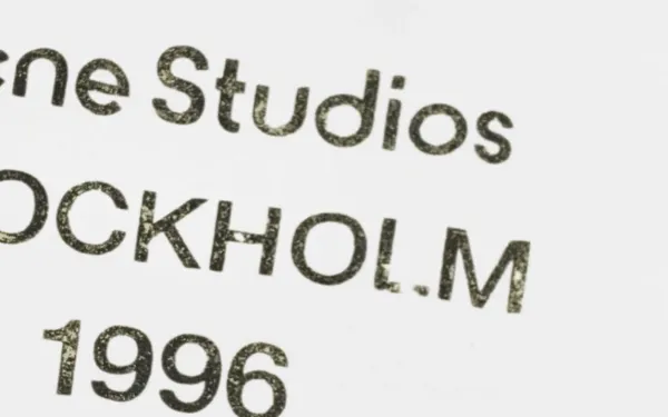 Acne Studios Stockholm 1996 Navy T-Shirt - 27