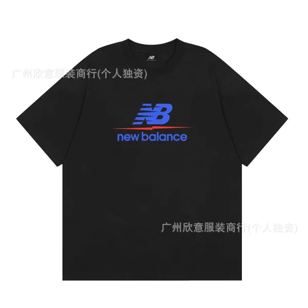 New Balance Logo Graphic Black T-Shirt - 1
