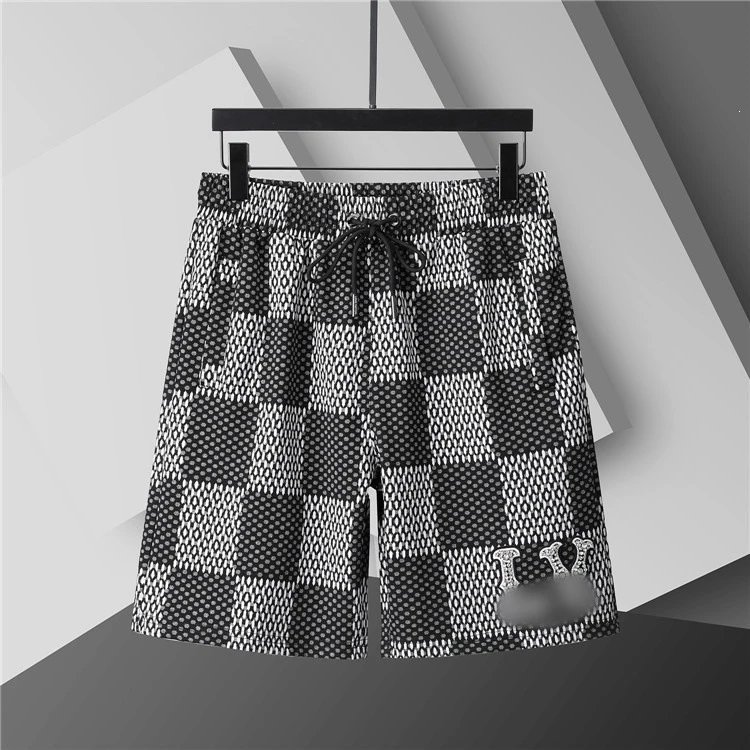 Design Woven Texture Black T-Shirt and Shorts Set - 12