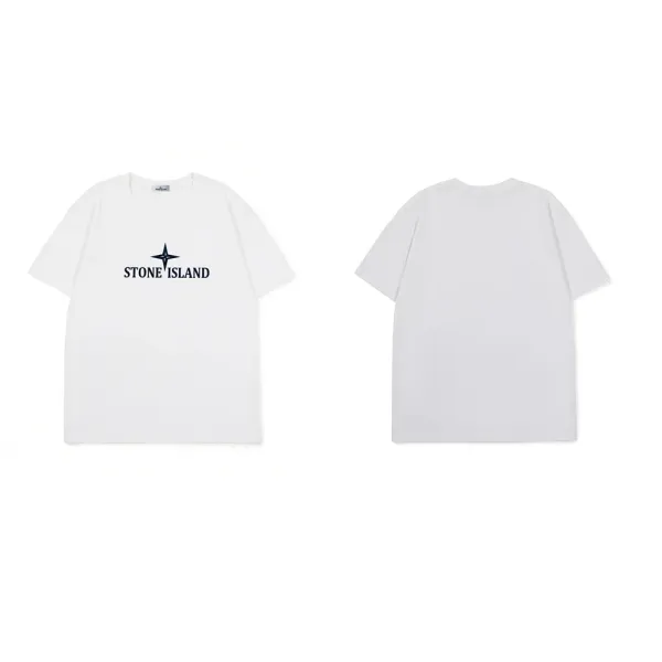 Stone Island Compass Logo T-Shirt Gray - 40
