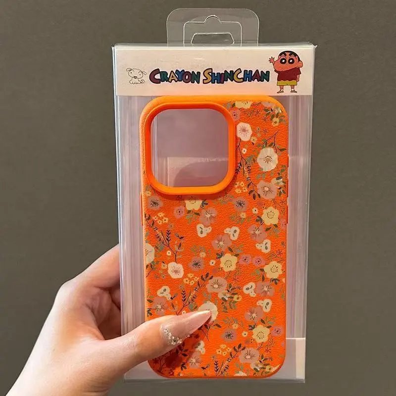 Design Floral Print iPhone Case with Camera Cutout Gray Multicolor Phone-Case Phone Case - 3