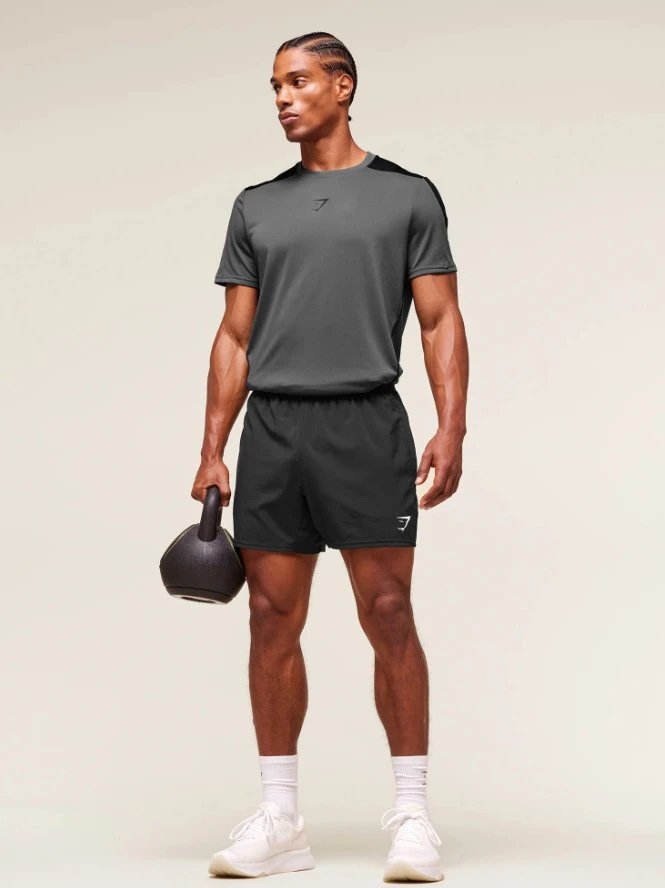 Gymshark Apex Performance T-Shirt Charcoal Gray Activewear - 5