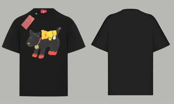 Gucci Scottie Dog Print Black T-Shirt - 1