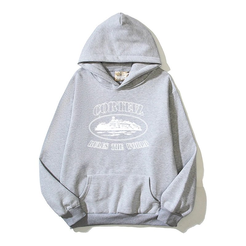 Corteiz Hoodie Gray - 15