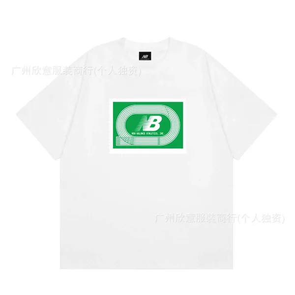 New Balance Track Stamp Graphic T-Shirt White - 1