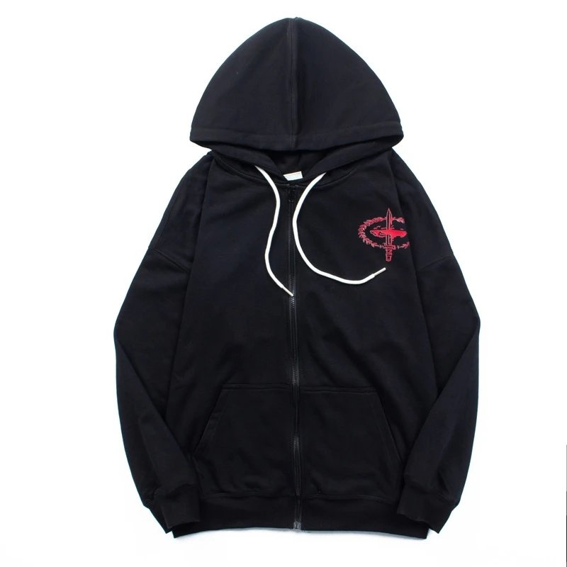 Design Oval Island Hoodie Gray - 5