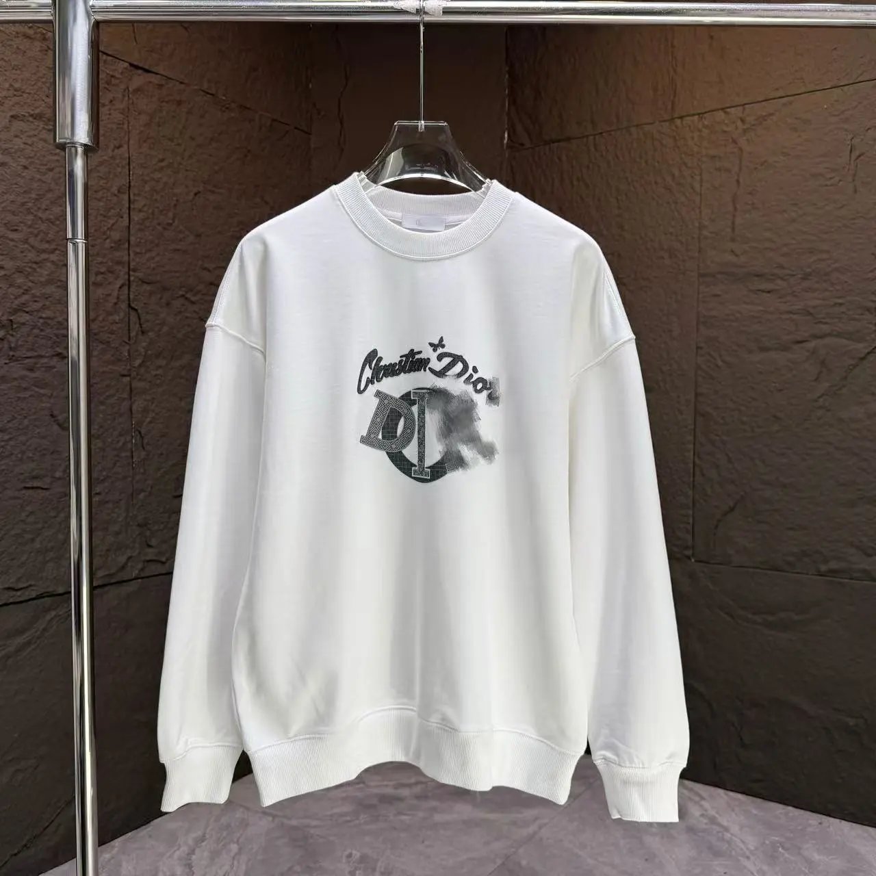 Gucci Logo Print Gray Hoodie - 14