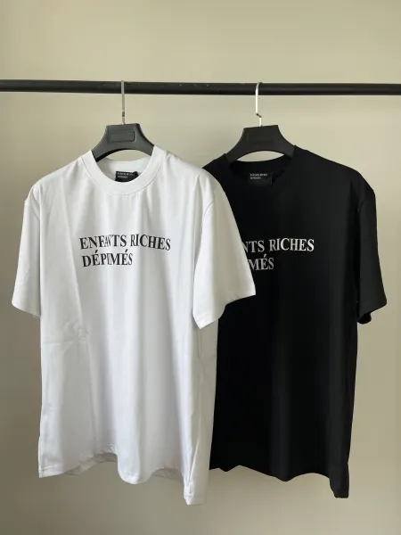 Enfants Riches Déprimés Logo Print Black T-Shirt - 9