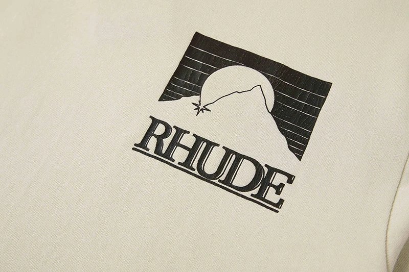 Rhude Mountain Graphic Black T-Shirt - 4